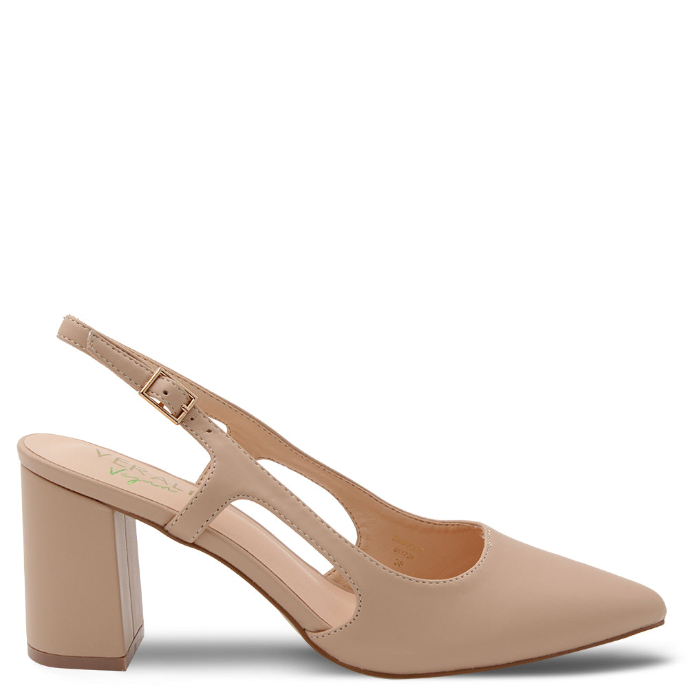 Verali Enrique Womens Block Heel Nude