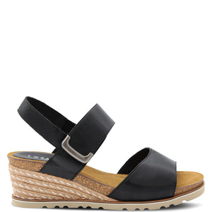 Le Sansa Evita Womens Wedge Sandals 