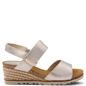 Le Sansa Evita Womens Wedge Sandals 