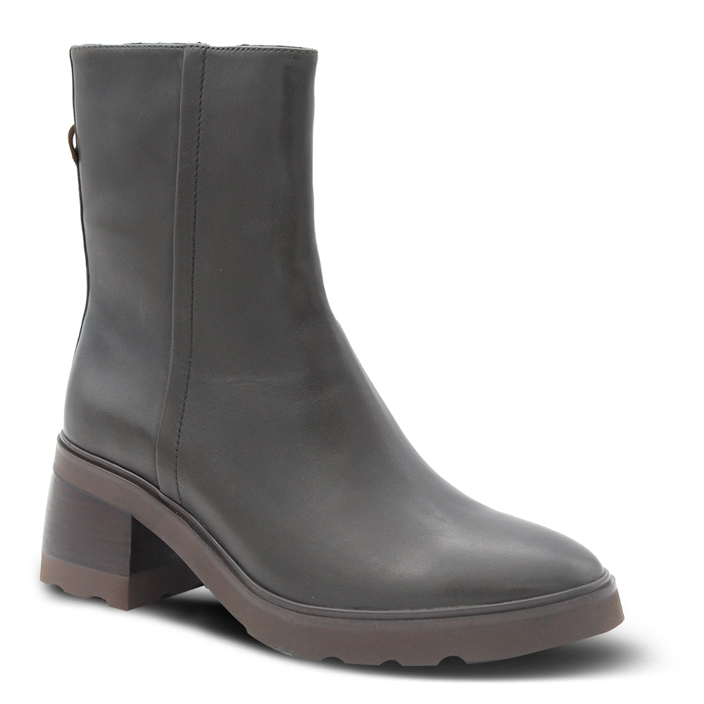 EOS Finley Womens Leather Ankle Boots