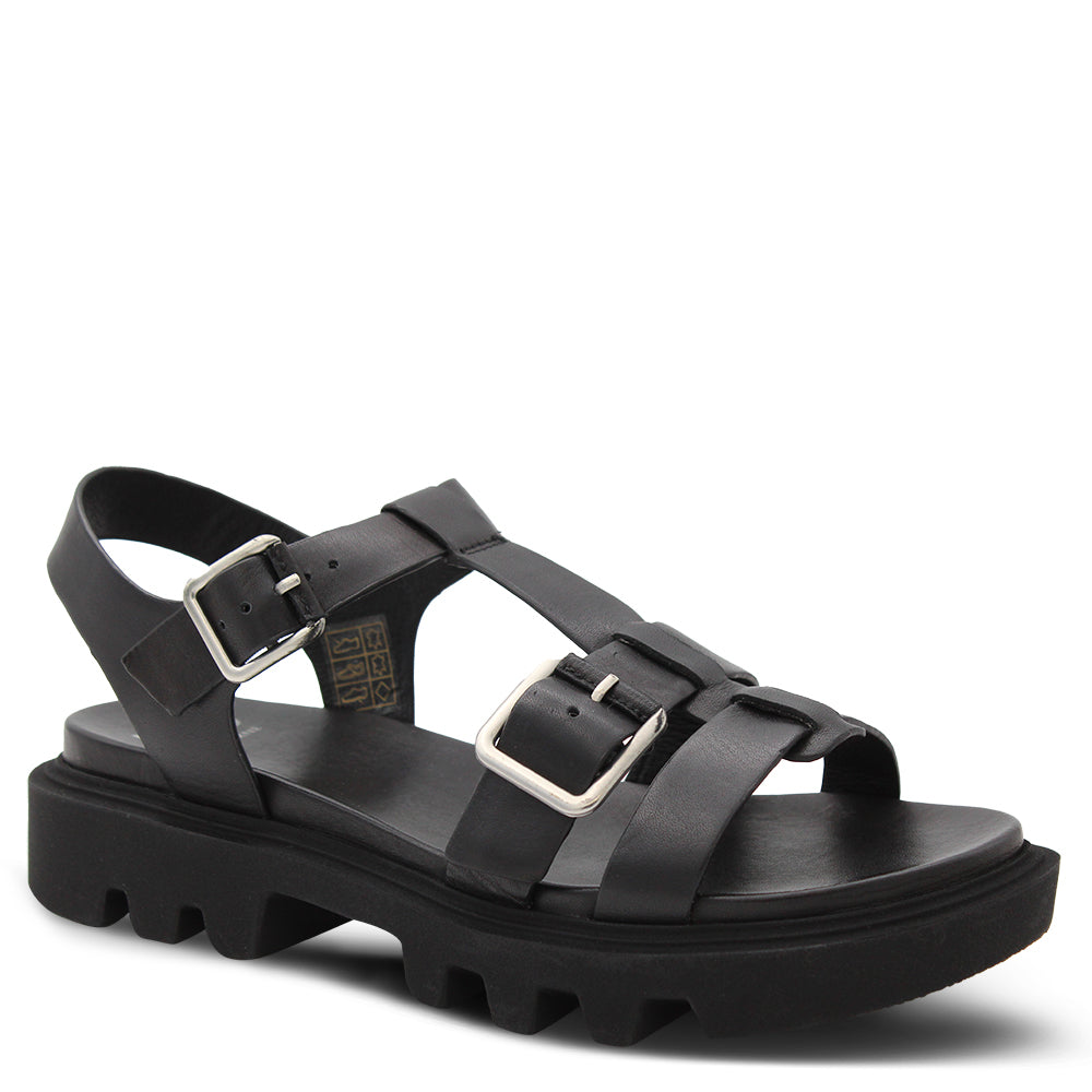 EOS Footwear Flic Women's Flat Chunky sandals Black