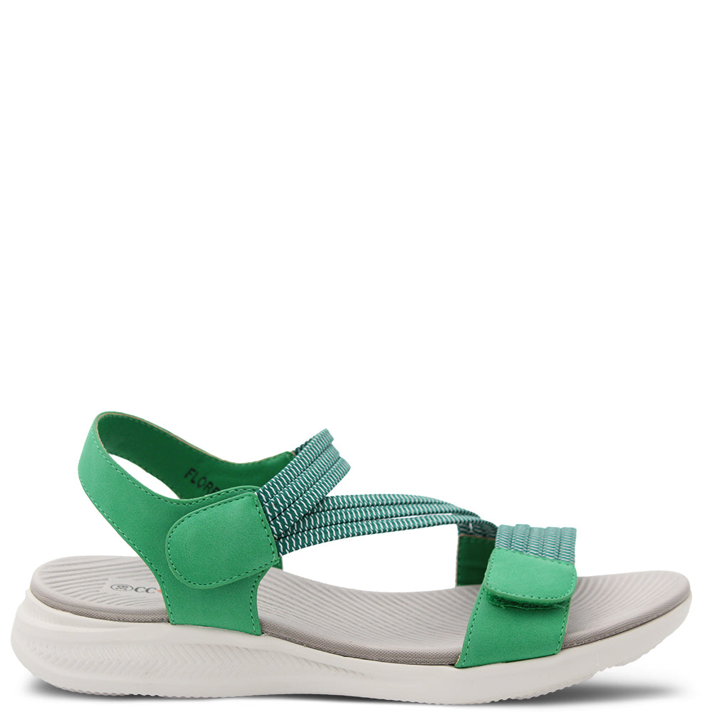 CC Resorts Florrie Women's flat Sandals Fern Green