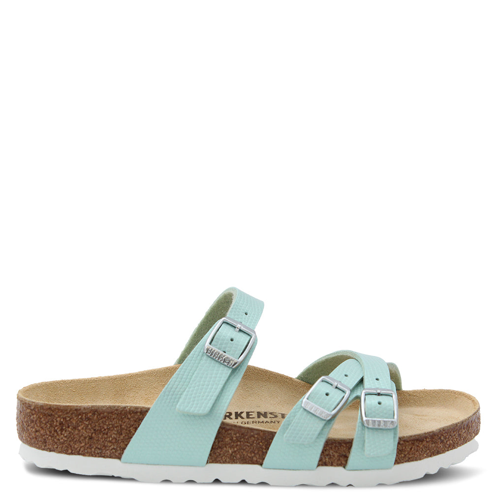 Birkenstock France Embossed Women's Sandals Surf Green