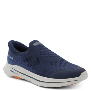 Skechers Go Walk 8 Pelayo Mens Sneaker Navy Orange