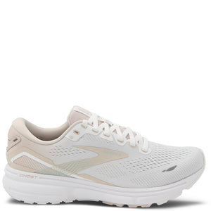 Brooks Ghost 15 Women's Running Shoes White Grey