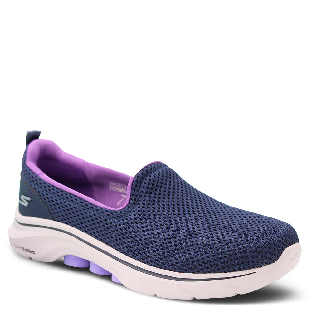 GO WALK 7 RAZI WOMENS SLIP ON SNEAKERS