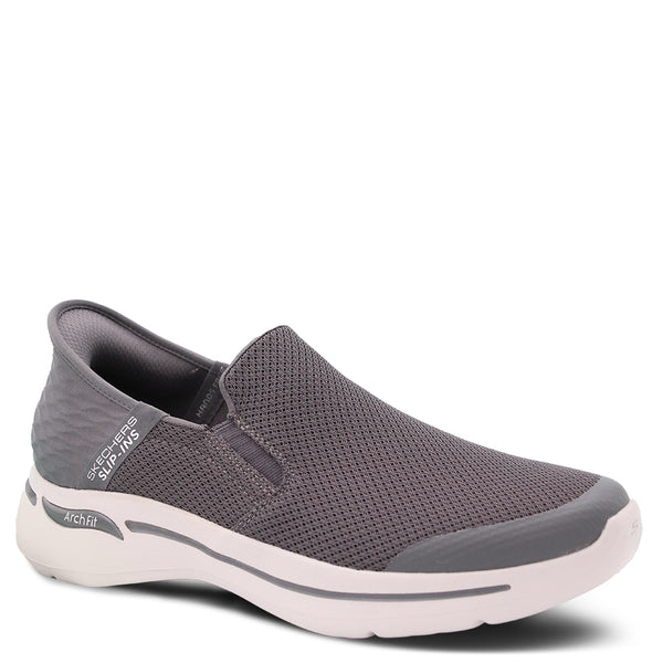 Skechers Go Walk Arch Fit Hands Free Mens Sneakers Charcoal