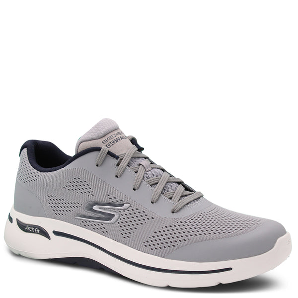 Skechers Go Walk Arch Fit Guideline Men's Sneakers Grey Navy