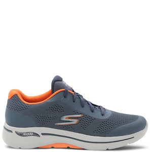 Skechers Go Walk Arch Fit Guideline Men's Sneakers Navy Orange