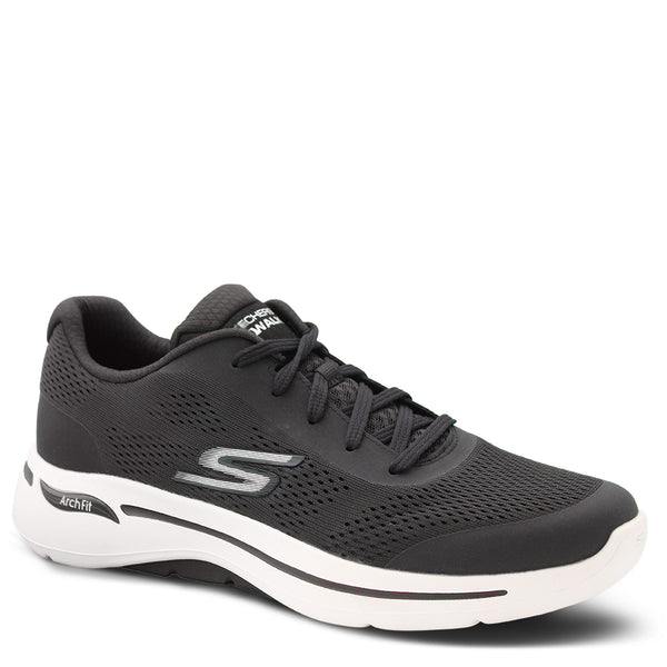 Skechers Go Walk Arch Fit Guideline Men's Sneakers Black White