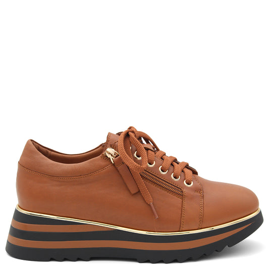 Alfie & Evie Hosting Platform Sneakers Tan