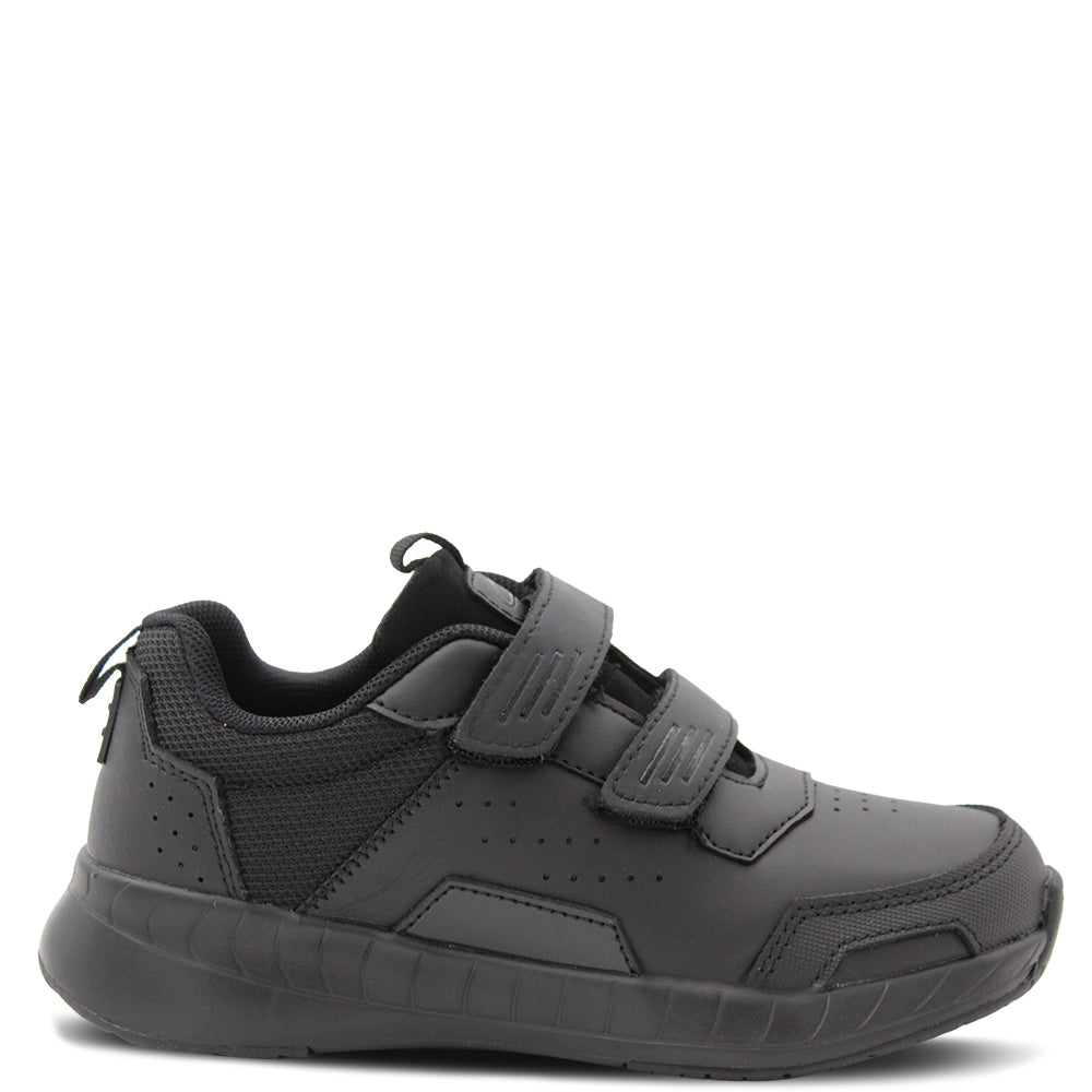 Clarks Henrik Black leather school shoes