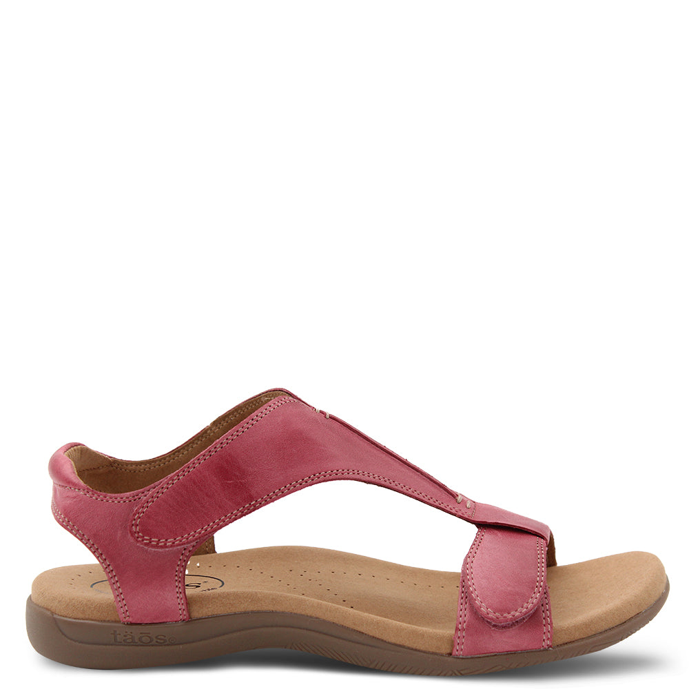 Taos Footwear The Show Women's Flat Sandal Red