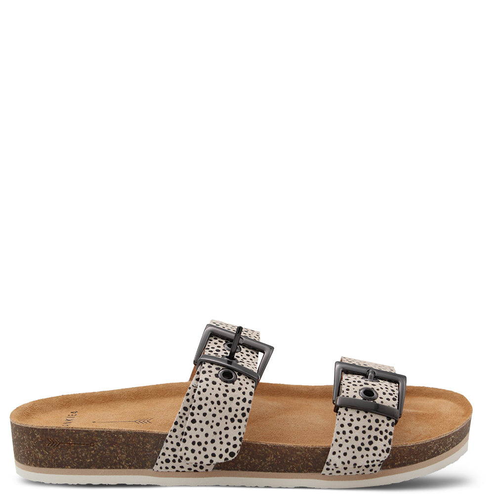 Frankie4 Sandy III Women's flat slides Leopard