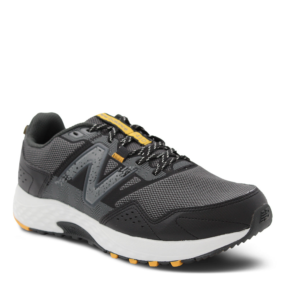 New Balance M410 Mens Trail Running Shoes Black Grey