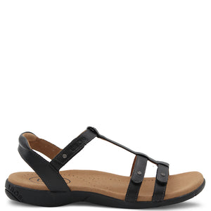 Taos Trophy Women's Flat Summer Sandals Black