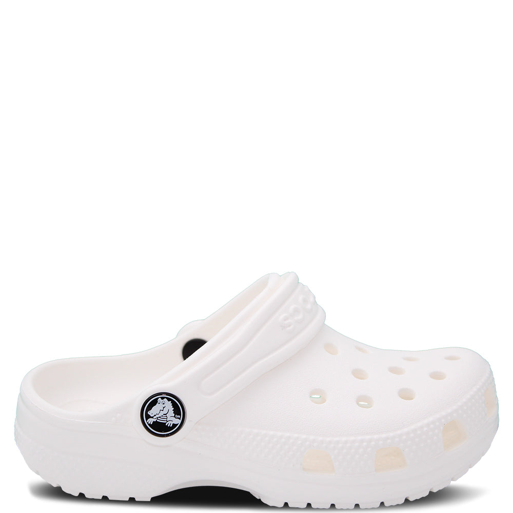 Crocs Classic Toddler Clogs White