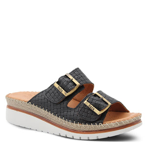 OASIS WEAVE WOMENS WEDGE SLIDE