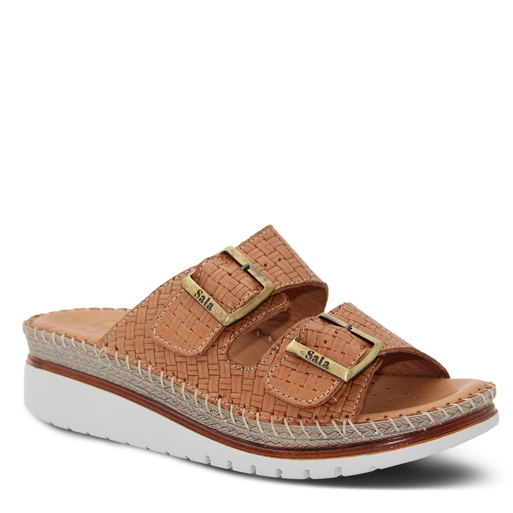 Sala Oasis Weave Women's Wedge Sandals Coconut Tan