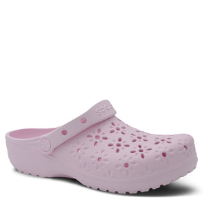 Crocs Floral Cut Out Clogs