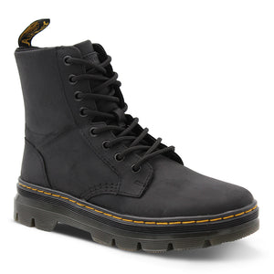 Dr Martens Combs Eight Eyelet Unisex Boots Black
