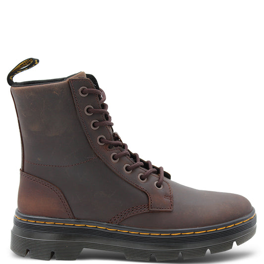 Dr Martens Combs Eight Eyelet Unisex Boots Crazyhorse