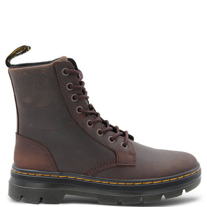 Dr Martens Combs Eight Eyelet Unisex Boots Crazyhorse