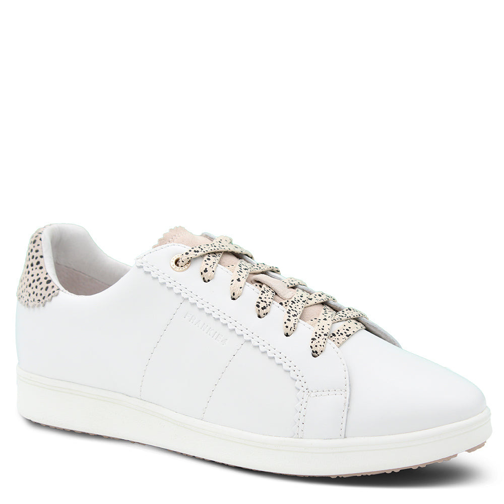 Frankie4 Jackie Womens Sneaker White Leopard