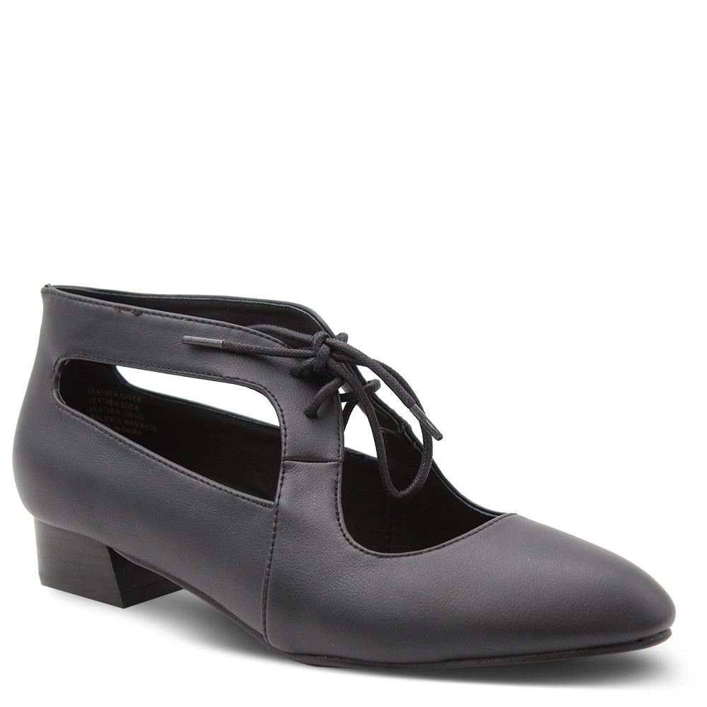 Bay Lane Judo Women's Low Heels Black