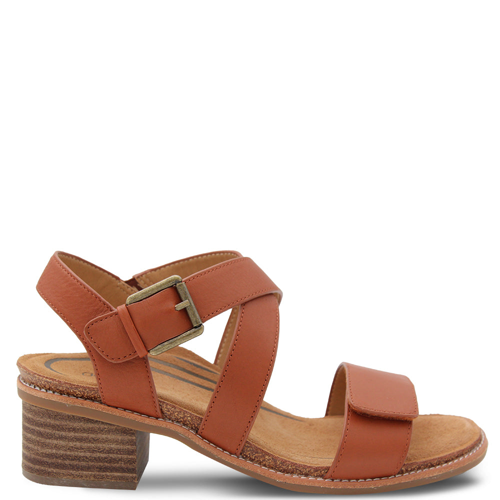 Aetrex Kristin Women's Heels Cognac