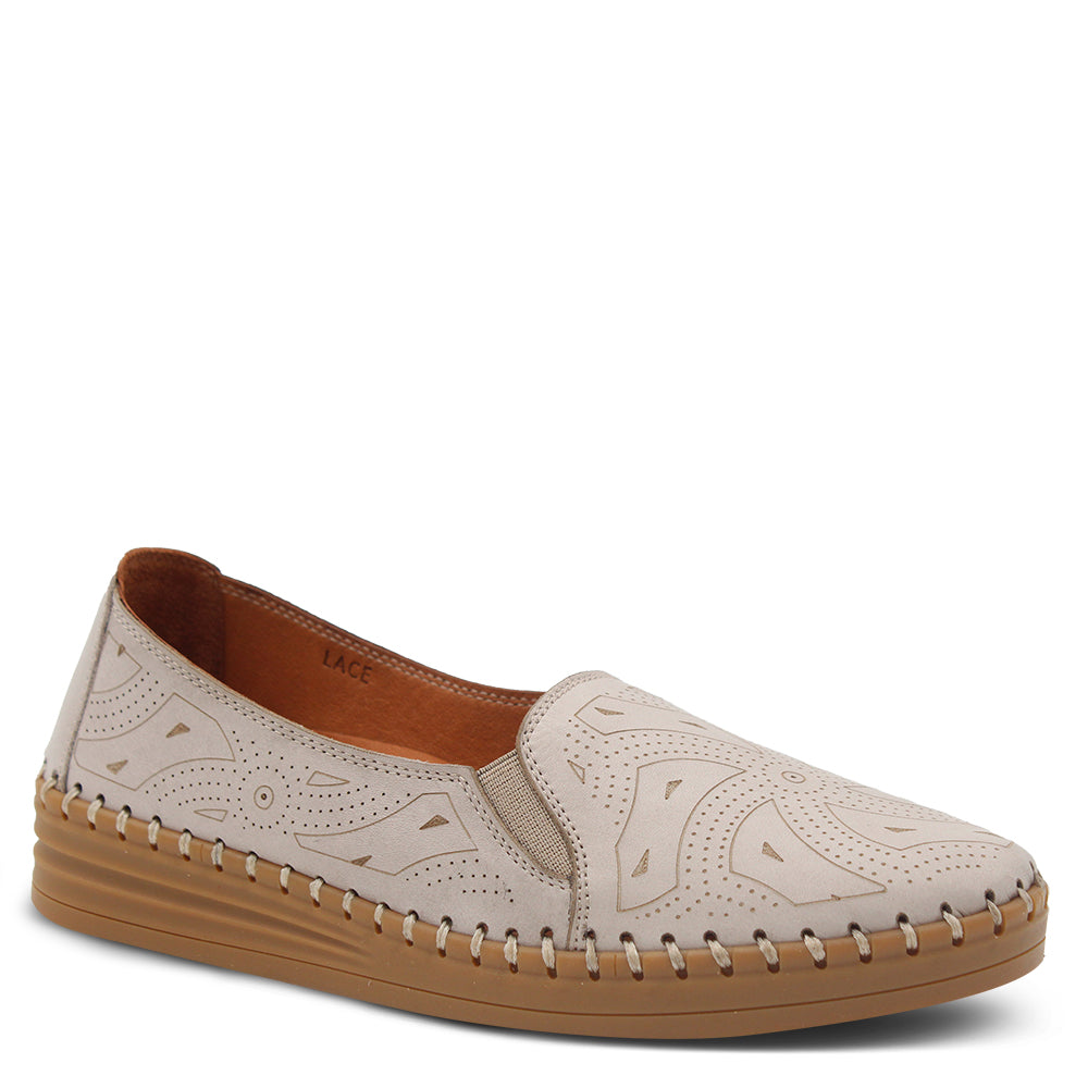 Sala Lace Womens flat casual slip on