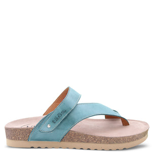 Taos Lola Womens Flat Thong Teal