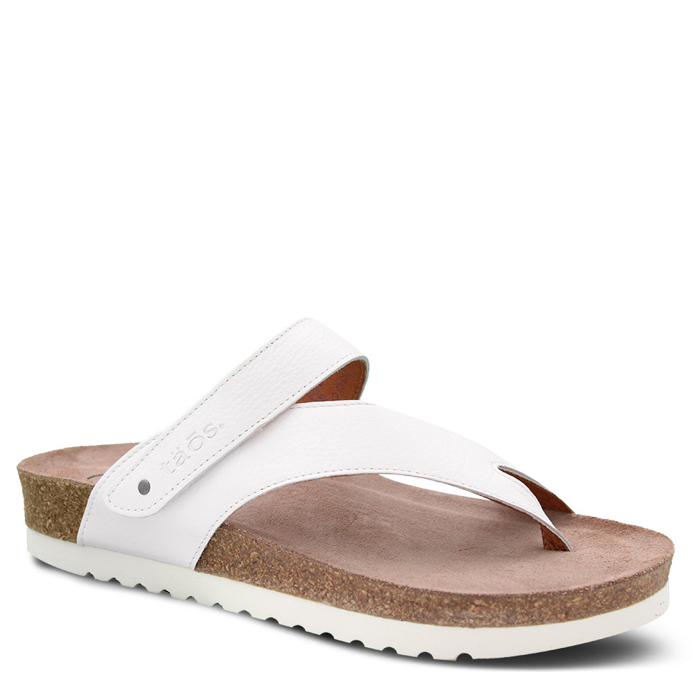 Taos Lola Womens Flat Thong White