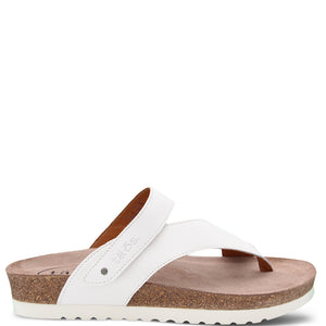 Taos Lola Womens Flat Thong White