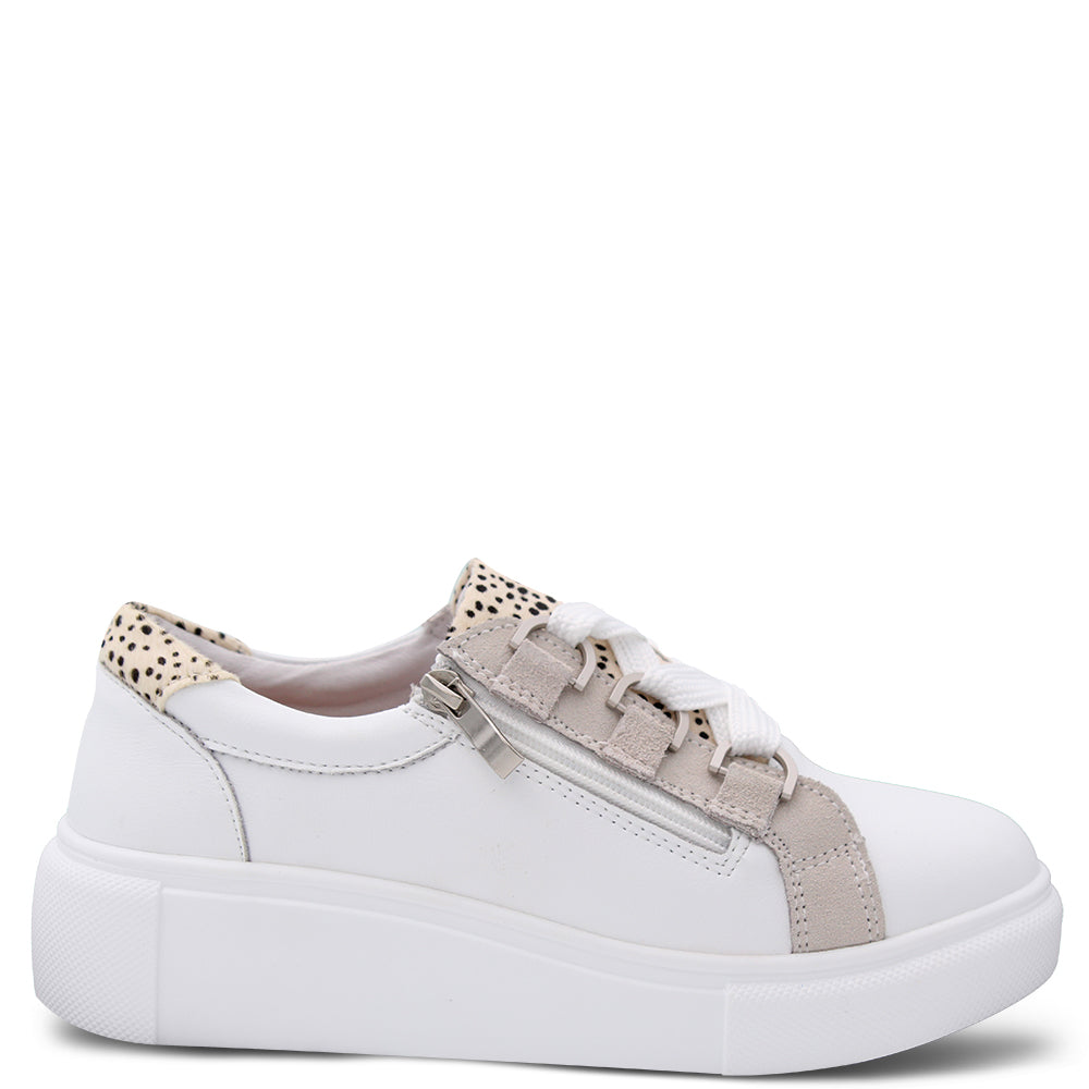 Bay Lane Luxury Women's Sneakers White Multi