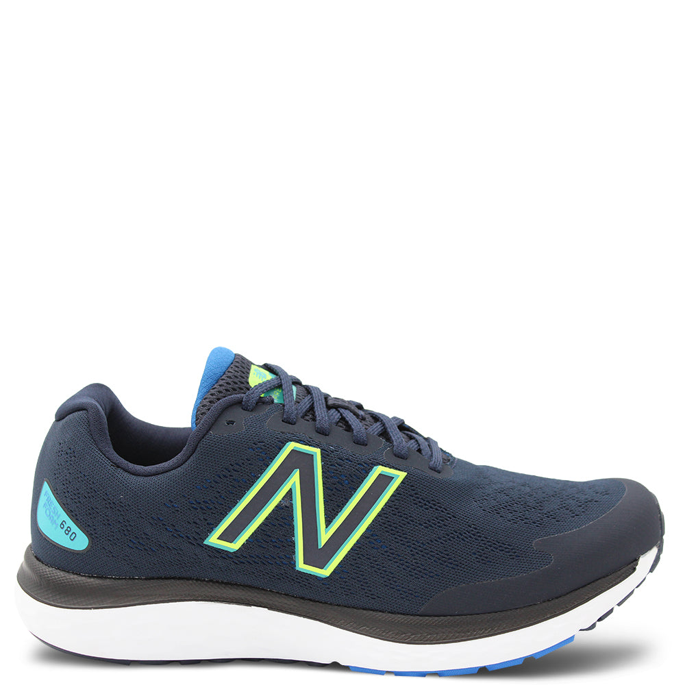 New Balance Fresh Foam 680 Men's Running Shoes Navy Lime