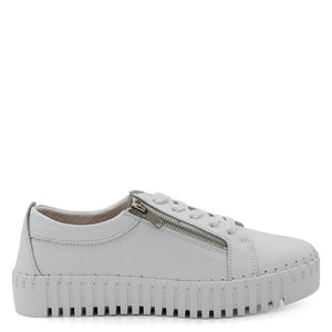 Bay Lane New Medusa Womens Flat Sneaker White