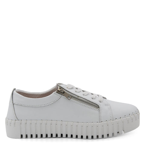 Bay Lane New Medusa Womens Flat Sneaker White