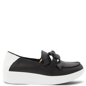 Alfie & Evie Mafia Women's Platform Sneaker  Loafer Black