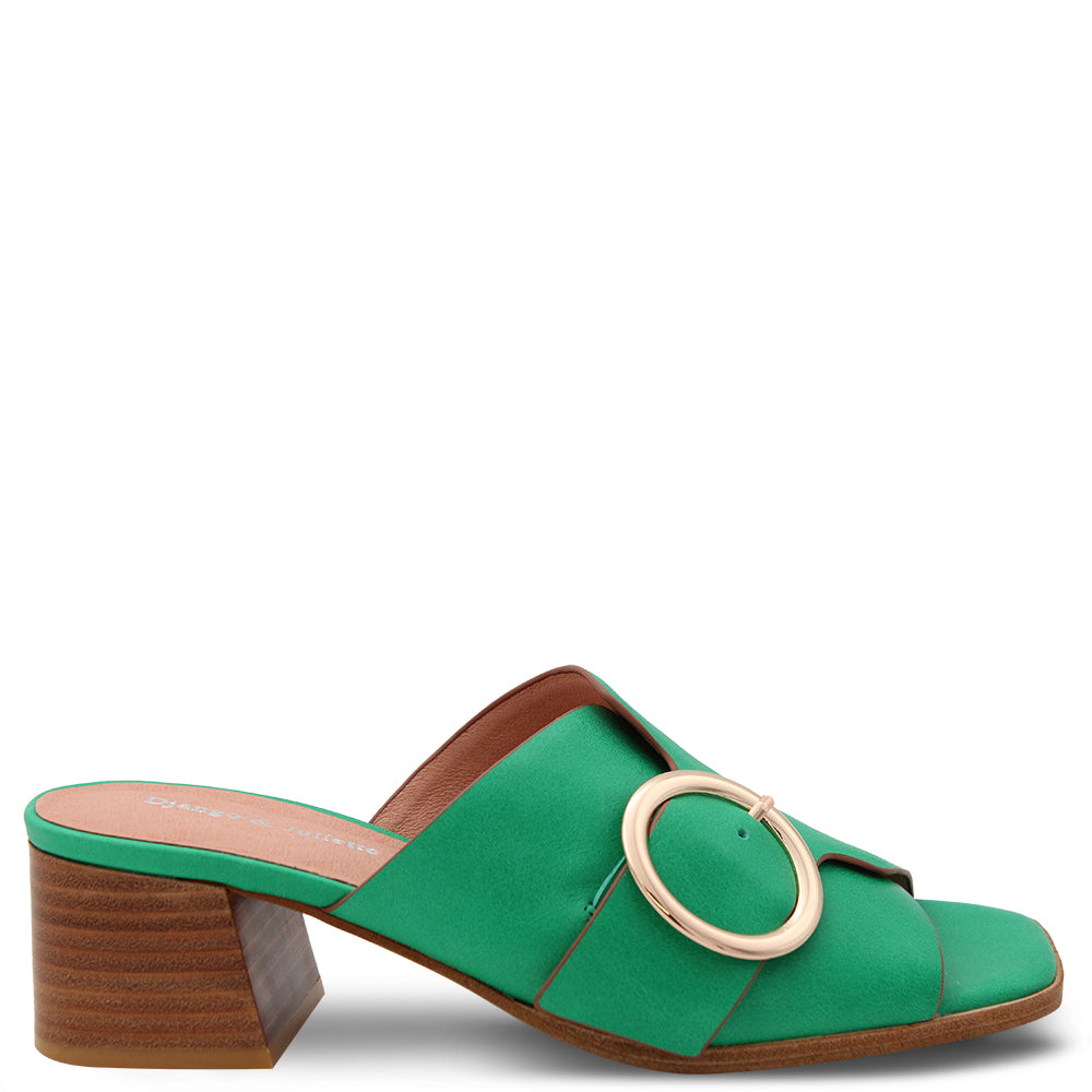 Django & Juliette Markesey Women's Low Heels Slides Green