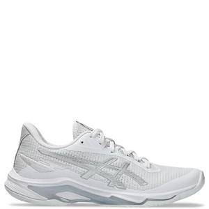 Asics Netburner Ballistic FF 4  Womens Netball Shoes White Silver