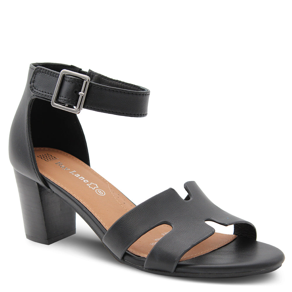 Bay Lane Novel Women's Block Heels Black