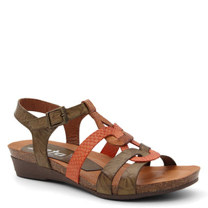 Zeta Optics Women's Sandals Khaki Multi