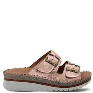 Sala Oasis Women's wedge slides Rose Gold