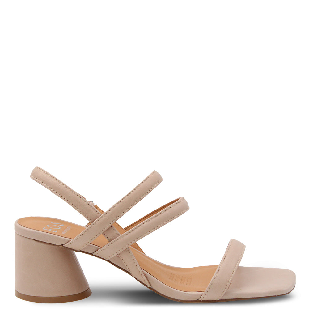 EOS Footwear Petella Women's Heel Sandals Nude