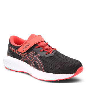 Asics Pre Excite 10 Kids Running Shoes Black Red