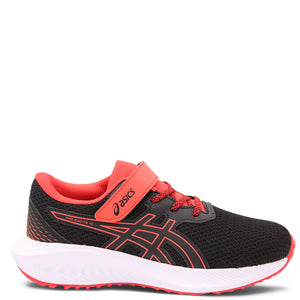 Asics Pre Excite 10 Kids Running Shoes Black Red