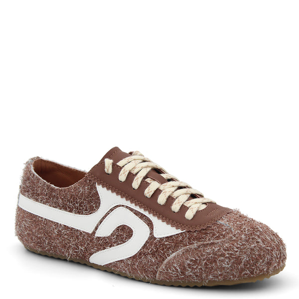 Alfie & Evie Quick Womens Flat Sneaker Choc Rough
