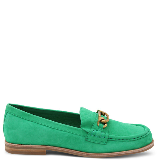 Django & Juliette Quilt Womens Loafer Emerald