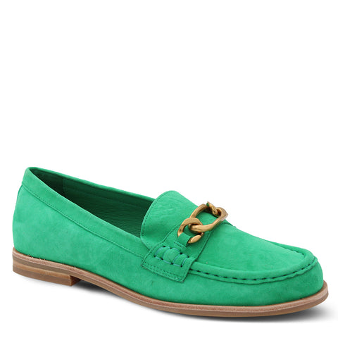 Django & Juliette Quilt Womens Loafer Emerald